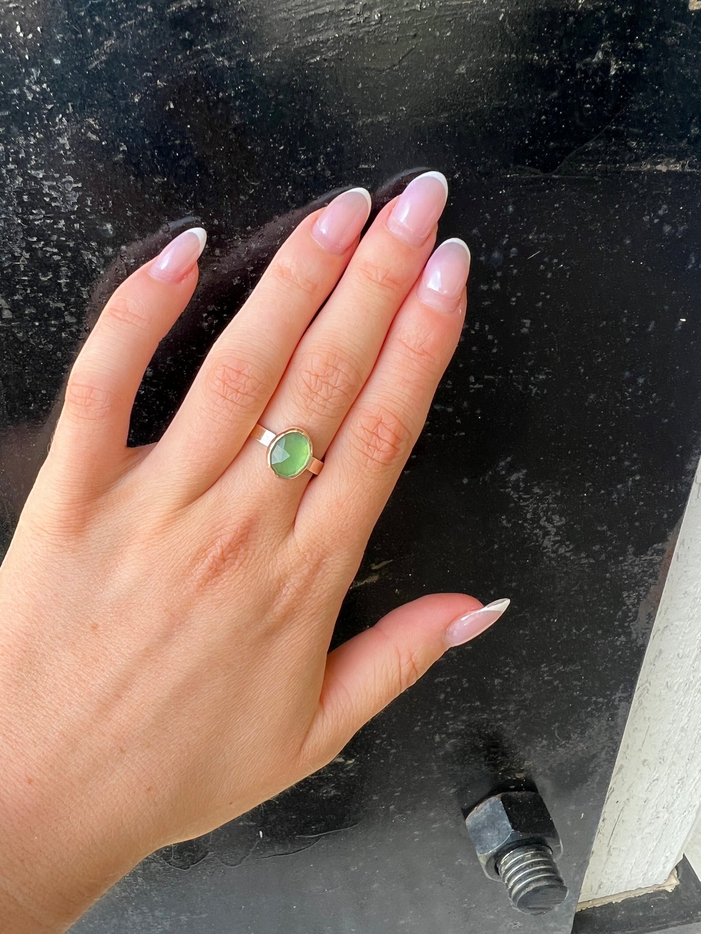 14k Gold Filled Serpentine Ring (size 8)