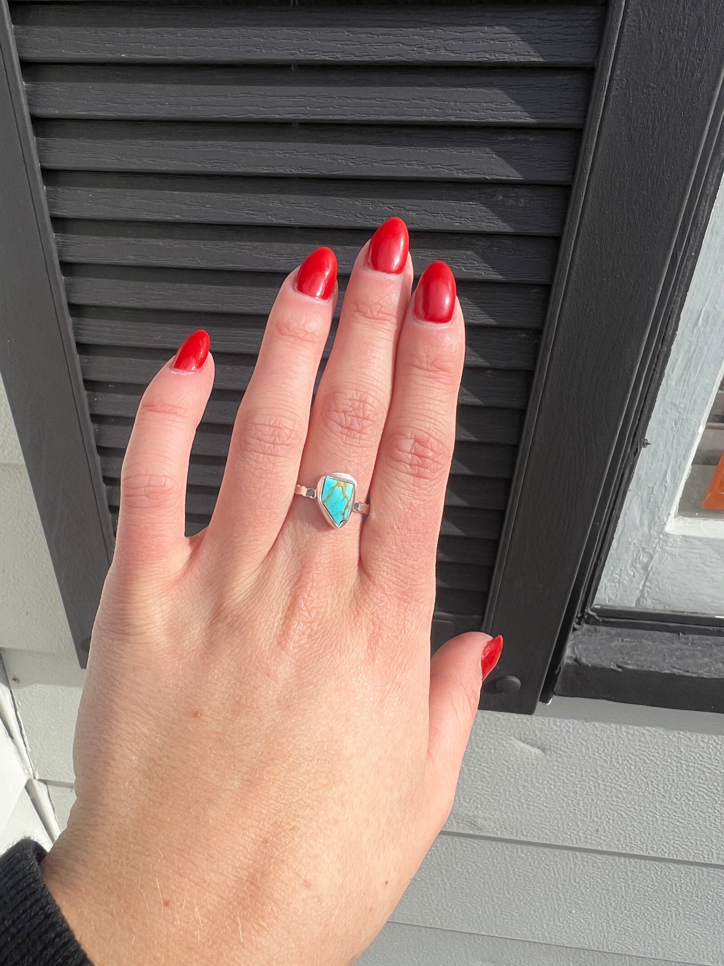 Nevada Turquoise Ring (size 8)