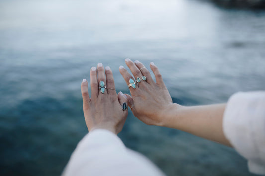 *deposit* Double Stone Ring Making Class (Sunday Oct 1st 10:30am-2:00pm)