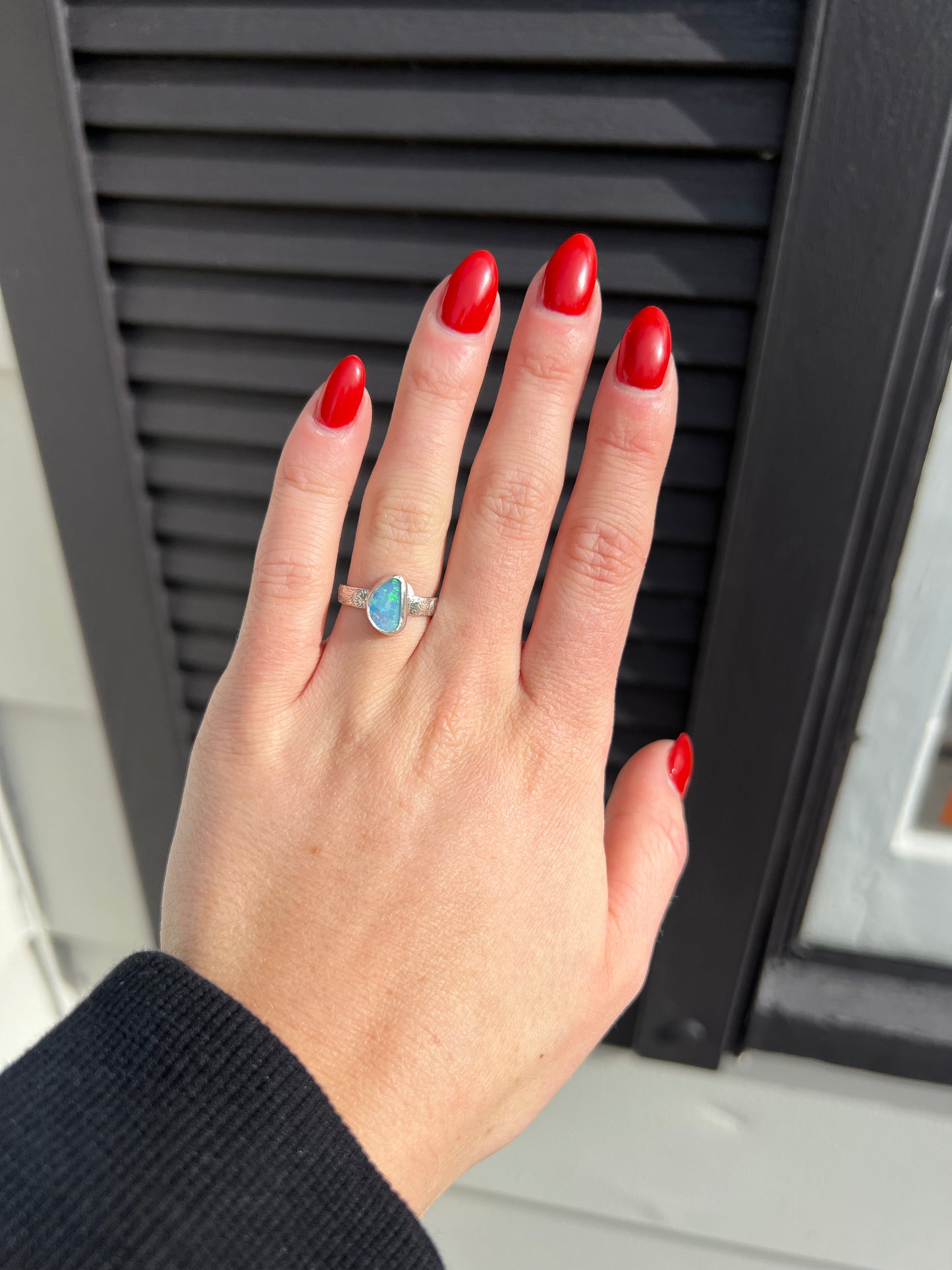 Australian Opal Ring (size 4)