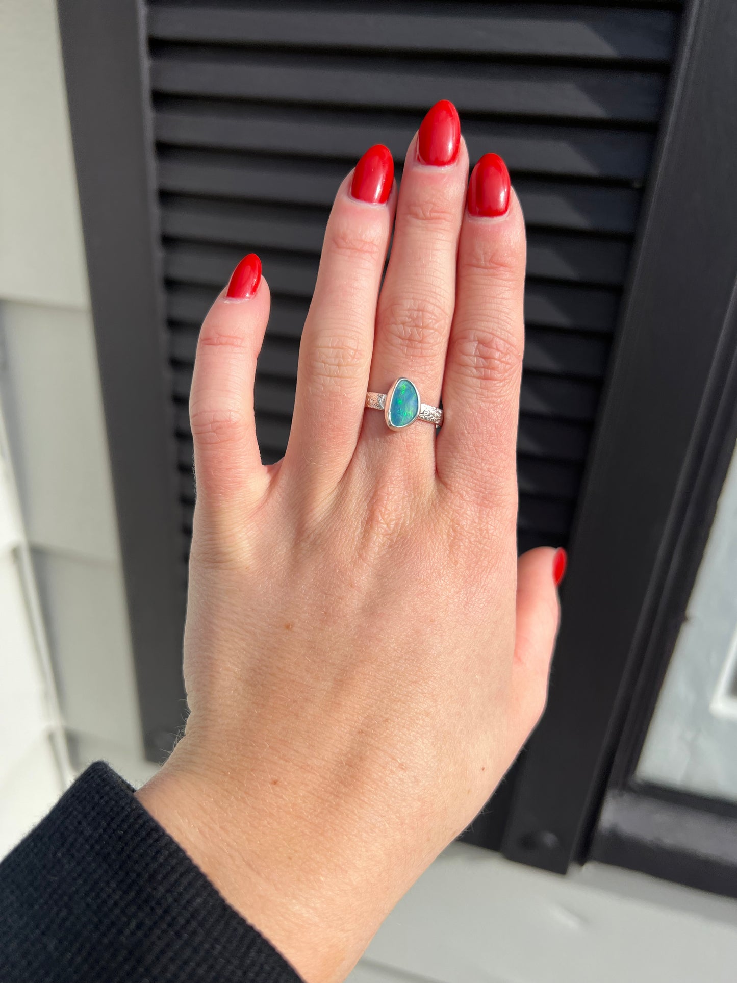 Australian Opal Ring (size 8)