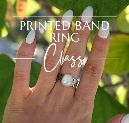 *Deposit* Make Your Own Patterned Banded Ring (Wed. Oct. 30th 5:30pm-9:00pm)