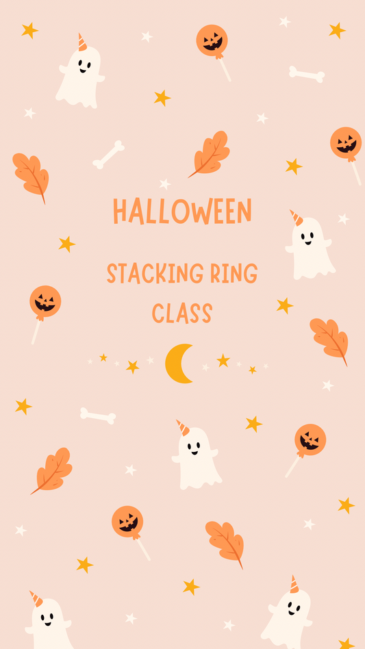 *Deposit* Halloween SILVER or GOLD Stacking Ring Class (Fri. Oct. 25th 5:30pm-8:00pm)