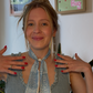 White Buffalo Scarf Necklace