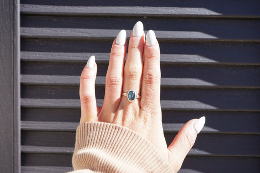 Blue Kyanite Ring (size 6)