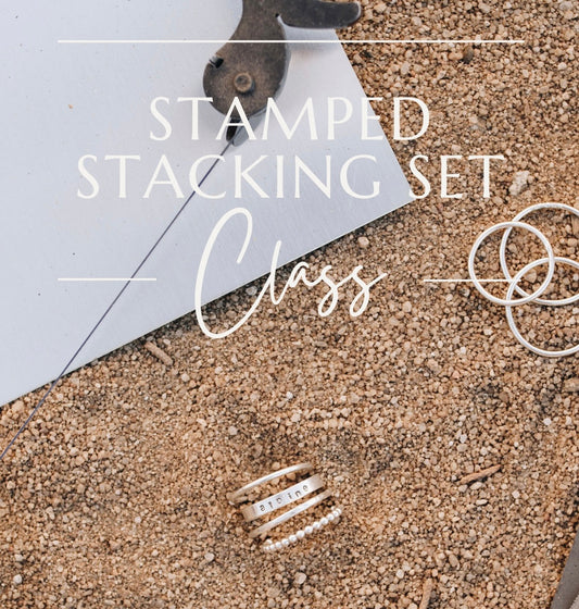 *Deposit* Make Your Own Stamped Stacking Set (Mon. Nov. 18th 5:00pm-7:00pm)