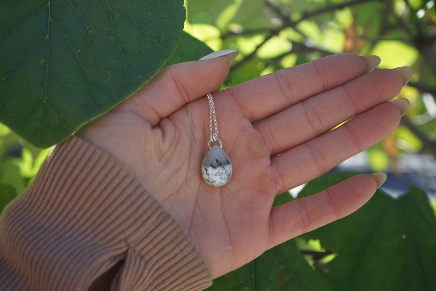 Dendritic Agate Necklace