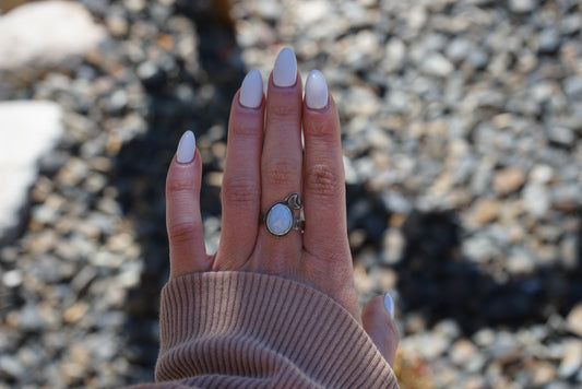 Blue Opal Ring (size 7.5)