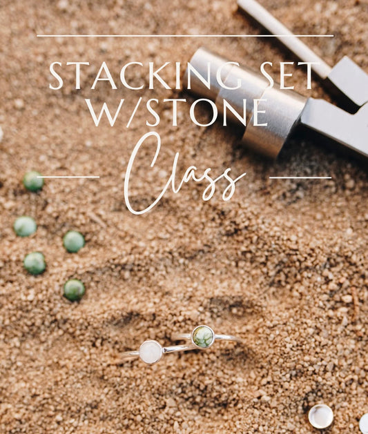 *Deposit* SILVER or GOLD Stacking Ring Class (Wed. Oct. 2nd 5:30pm-8:00pm)