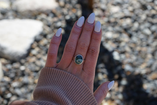 Guatemalan Jade Ring (size 6.5)